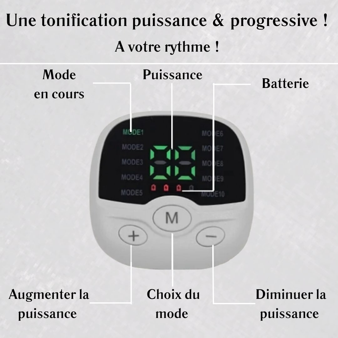 ceinture electrique plusieurs modes